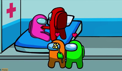 Hentai porn cartoon Among Us with sex of colored characters