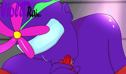 The blue imposter beautifully sucks the dick of the Red character of the game Among Us