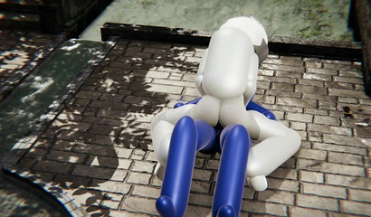 White and Blue Futanari Cocks Fuck Each Other In Anime Porn Among Us