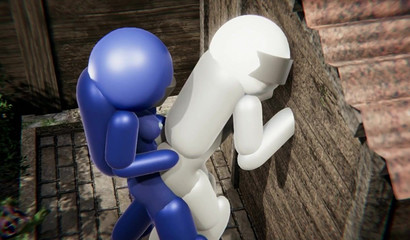 White and Blue Futanari Cocks Fuck Each Other In Anime Porn Among Us