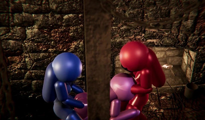 Two Among Us Fucks Pink Chick Futanari Cocks