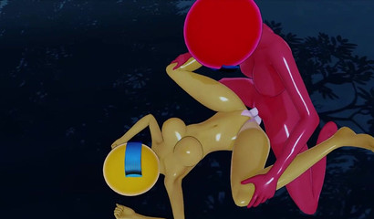 Red Futa From Among Us Fucks In The Street Of The Yellow Imposter