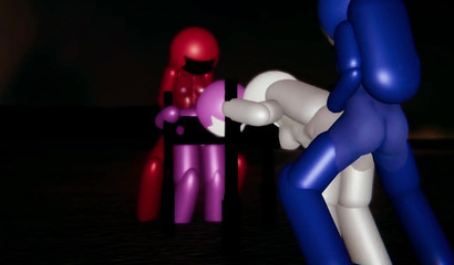 Group sex game characters Among us in hentai porn