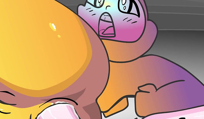 Among us characters staged an orgy on a spaceship