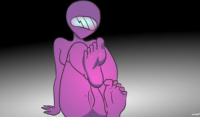 Among us characters staged an orgy on a spaceship