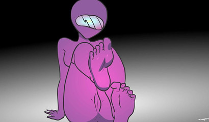 Among us characters staged an orgy on a spaceship