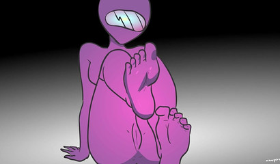 Among us characters staged an orgy on a spaceship