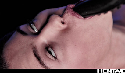 Futa Alien Fucks Herself and Cums With Slime