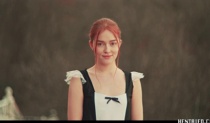 Cloned maid masturbates and has a cool ahegao orgasm