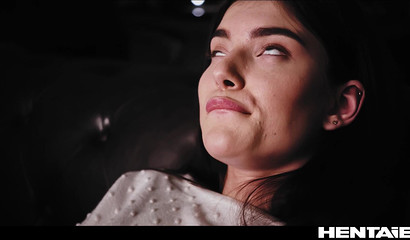 Slippery tentacles brought naked girl to orgasm