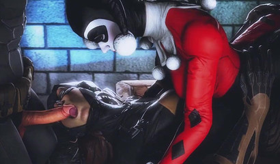 Passionate sex with Harley Quinn in a selection of cartoons