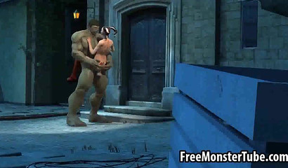 Hulk Hulk Fucks Harley Quinn Street In XXX Animation