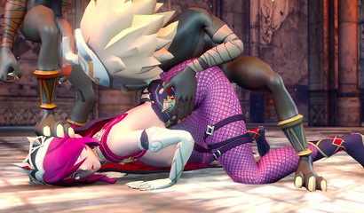 Gang rape of Rosaria girl, porn cartoon Genshin Impact