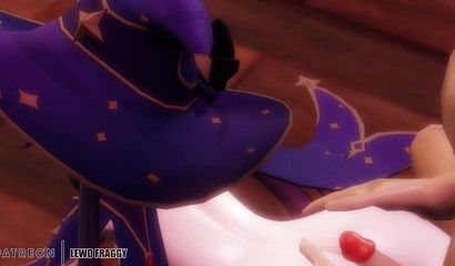 Get deeper into my ass! Blue-haired Mona gets deep anal penetration