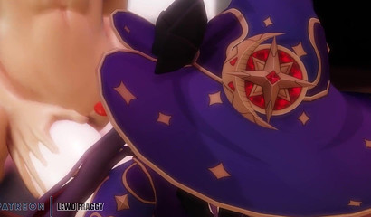 Get deeper into my ass! Blue-haired Mona gets deep anal penetration