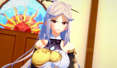 Busty Ningguan fucks with a guy in 3D hentai porn