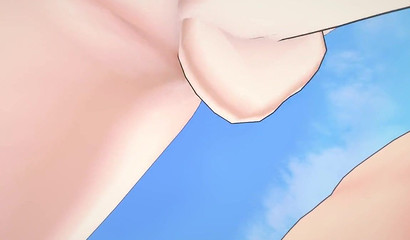 Futa girls Keqing and Hu Tao fuck a guy in a 3D sex cartoon