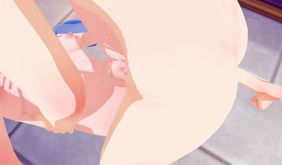 The guy fucks for a long time and ends up in Gania's pussy over and over again