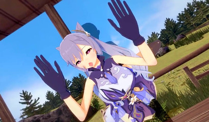 Wild sex with Katsin from Genshin Impact hentai porn cartoon