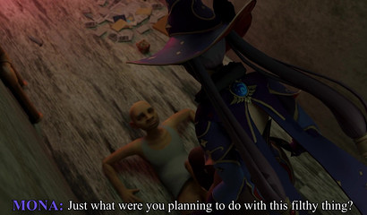 女性统治！ 情妇蒙娜丽莎羞辱一个奴隶在3d色情Genshin影响