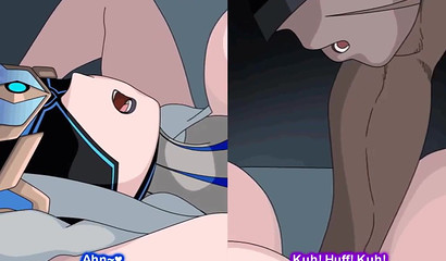 Animated porn Genshin Impact with a girl Mirror Maiden