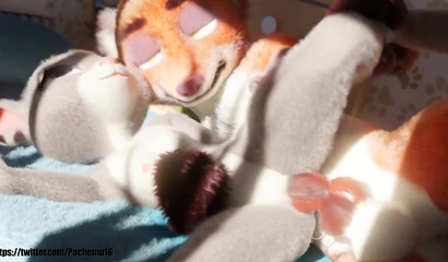 Nick and Judy from Zootopia had sex on the side