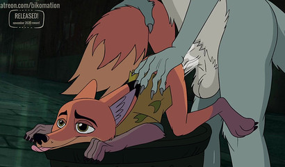 A big dog fucks a satisfied fox Nick from Zveropolis" in the ass"