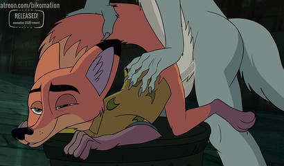 A big dog fucks a satisfied fox Nick from Zveropolis" in the ass"