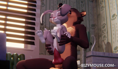 Nick Wilde spies on his brother fucking bunny Judy Hops