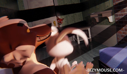 Nick Wilde spies on his brother fucking bunny Judy Hops