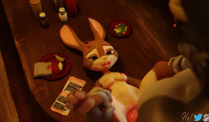 The wolves arranged a double penetration of the cutie Julie Hops