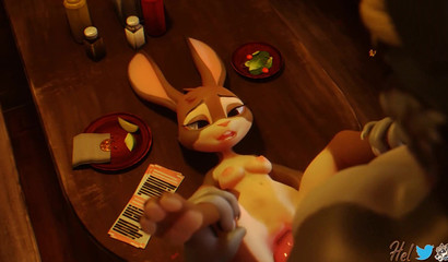 The wolves arranged a double penetration of the cutie Julie Hops