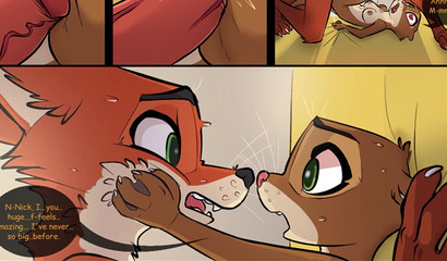 Cartoon porn comics: Nick Wilde cheats on Judy with a squirrel