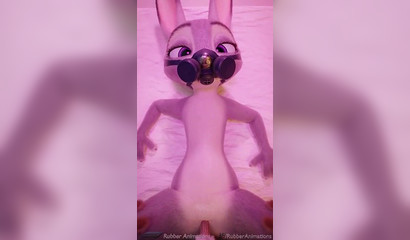 Cool Judy Hops in a mask and Nick Wilde had sex in the first person