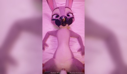 Cool Judy Hops in a mask and Nick Wilde had sex in the first person