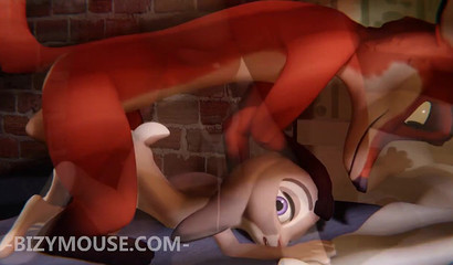 Nick Wilde fucked Judy in a doggy pose and cum in her pussy