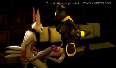 Pokemon fuck! 3D porn parody of the cartoon Pokemon!