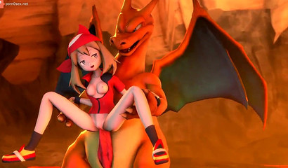 Charizard and other Pokemon fuck with people, 3D porn compilation