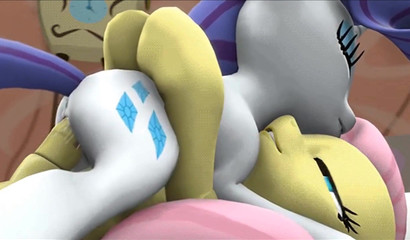 Young horses from the cartoon My Little Pony suck cocks and fuck, 3D porn