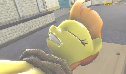 Tied up pony gets raped by a crowd, 3D porn cartoon My Little Pony