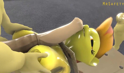 Tied up pony gets raped by a crowd, 3D porn cartoon My Little Pony