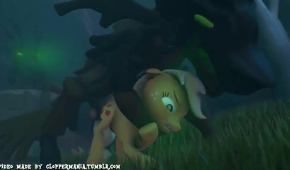 Animated sex with cute horses from the cartoon My Little Pony