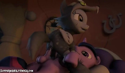 Horses from the cartoon My Little Pony suck cocks and have sex, 3D porn compilation