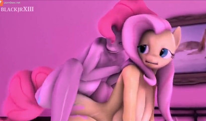 Beauty Fluttershy loses her anal virginity, 3D porn My Little Pony