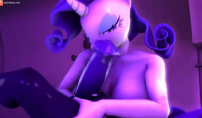 Hard sex futanari unicorn from the cartoon My Little Pony