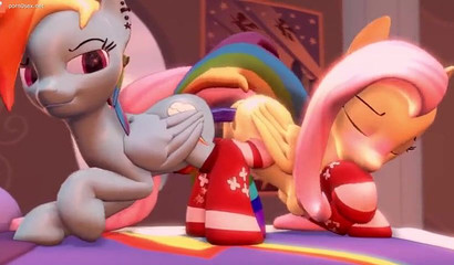 Porn compilation with My Little Pony! Hot sex with futanari horses