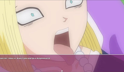 Hentai blonde Android 18 fucks in the video game Guest For The Ball