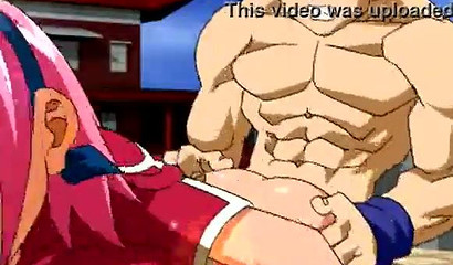 Hentai orgy of Naruto and Dragon Ball cartoon characters