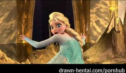 Excited Hans fucked a beautiful princess Elsa in the pussy