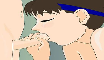 Suck my delicious dick! Tenten and futanari bitch Temari have oral sex